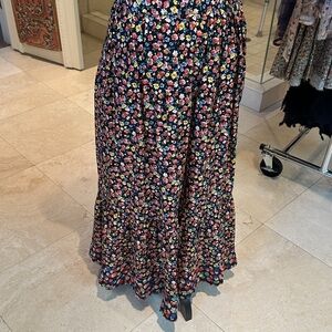 Tricot Comme Des Garcons vintage maxi print skirt in cotton